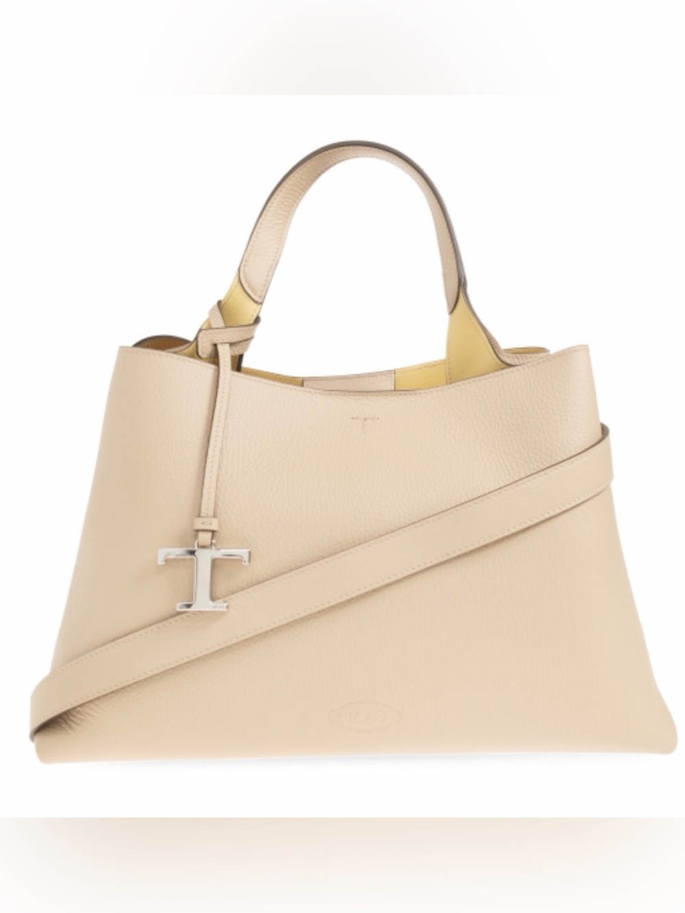 TOD’S top handle bag in leather medium shoulder bag